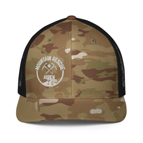 Camo mesh trucker cap
